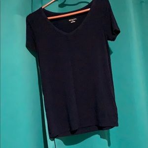 Navy Blue V-Neck Shirt